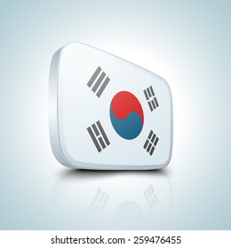 South Korea button