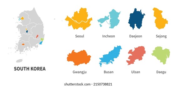 south korea district eps map.