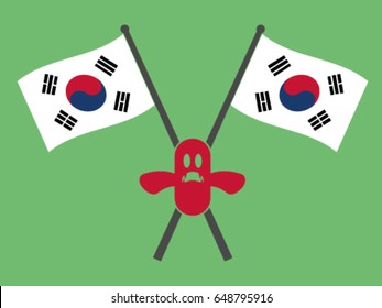 South Korea Emblem Ghost