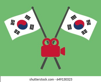 South Korea Emblem Video Camera