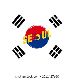 south korea Flag
