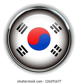 South Korea flag button