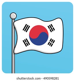 South Korea flag icon.
