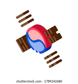 South Korea Flag Icon Vector. Isometric South Korea Flag sign. color isolated symbol illustration