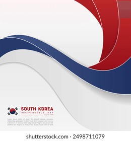 South Korea independence, celebrated every year on 15 August, suitable for banner greeting cards etc