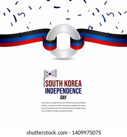 South Korea Independence Day Celebration Vector Template Design Illustration