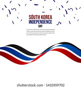 South Korea Independence Day Celebration Vector Template Design Illustration