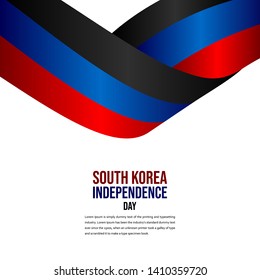 South Korea Independence Day Celebration Vector Template Design Illustration