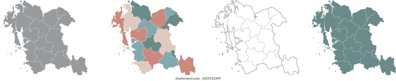 South Korea Korean peninsula Chungcheongnam-do map