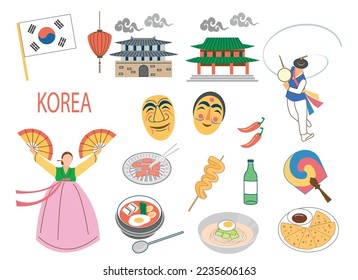 Corea del Sur. Lugar histórico y comida.