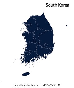 South Korea map