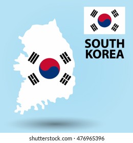 South Korea Map Flag South Korea Map Flag Images, Stock Photos & Vectors | Shutterstock