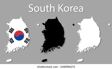 South Korea map set 