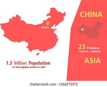 South Korea map vector.Number of population and world geography