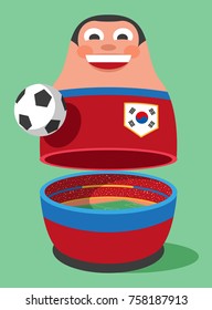 South Korea soccer mascot