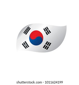 South Korean flag, vector illustration