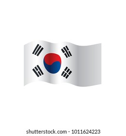South Korean flag, vector illustration