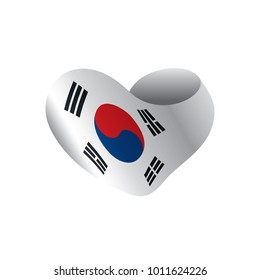 South Korean flag, vector illustration