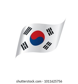 South Korean flag, vector illustration