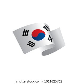 South Korean flag, vector illustration