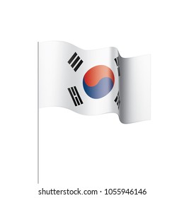 South Korean flag, vector illustration