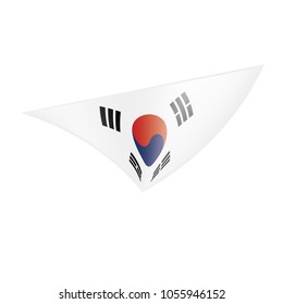 South Korean flag, vector illustration
