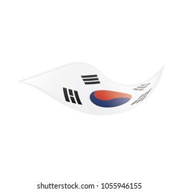 South Korean flag, vector illustration