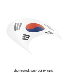 South Korean flag, vector illustration
