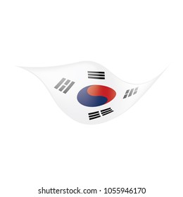 South Korean flag, vector illustration