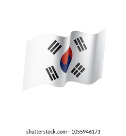 South Korean flag, vector illustration
