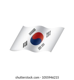 South Korean flag, vector illustration