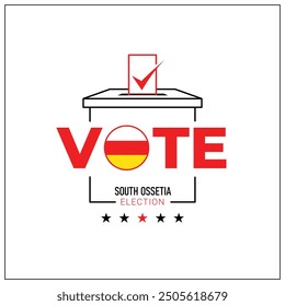 South Ossetia voting, South Ossetia participation in voting, going to vote, voting, hand leaving vote, positive vote, negative vote, hand leaving paper in ballot box, elections, election of ruler.