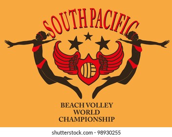 south pacific beach volley