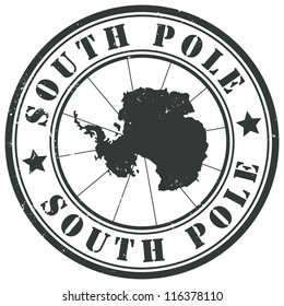 South Pole Stamp