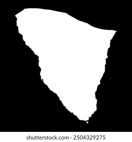 South Sinai Governorate map, administrative division of Egypt. Vector illustration.