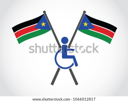 South Sudan Emblem Disability