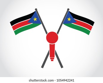 South Sudan Emblem Singer