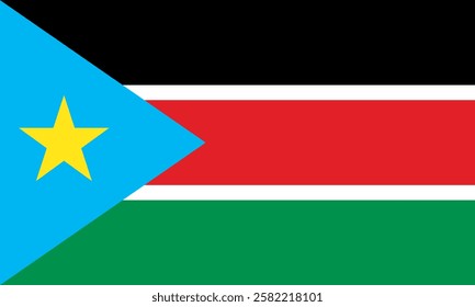 South Sudan Flag, Flag of South Sudan
