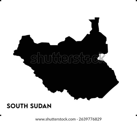 South Sudan icon vector design, South Sudan Logo design, South Sudan's unique charm and natural wonders, Use it in your marketing materials, travel guides, South Sudan map logo icon design vector