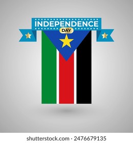 South Sudan Independence Day Flag Banner