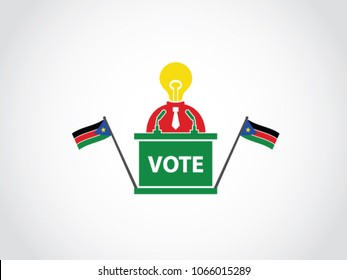 South Sudan Podium Lack Of Idea Speech Poll