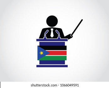 South Sudan Podium Teacher