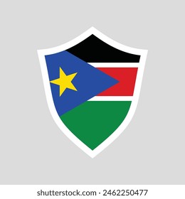 Südsudan Schildrahmen setzen