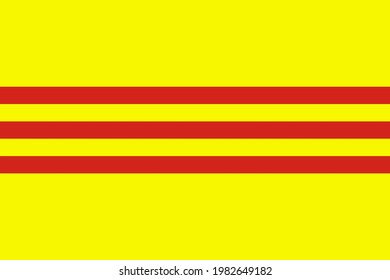 South Vietnamese Flag Vector Icon Flag Stock Vector (Royalty Free ...