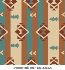 South West Classic Vector Repeat Pattern.