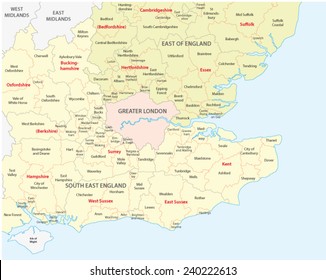 south west england administrative map