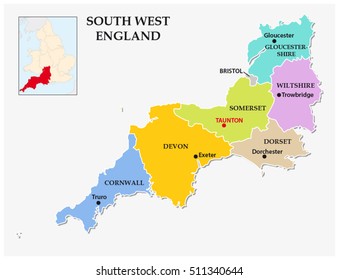 West cities south england South West