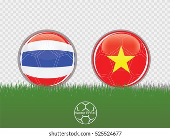 Southeast Asia flag icon : AEC, vector illustration