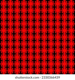 Southeast Asian pattern ancient style and geometric style black white and red colors