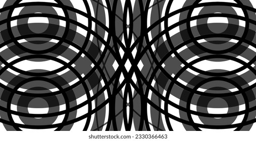 Southeast Asian pattern ancient style and geometric style black white and red colors